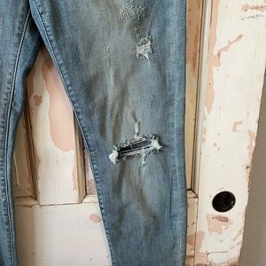 JUDY BLUE  SKINNY FIT JEANS ,, faded wash denim